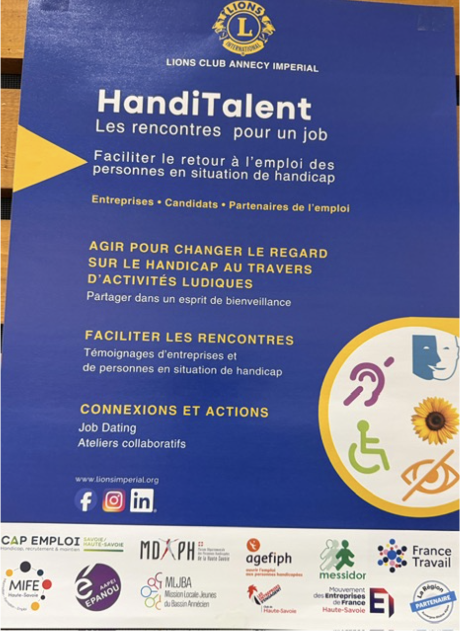 Affiche Handi Talenbt 2026